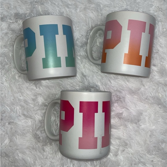 PINK Mugs Set - Picture 1 of 1